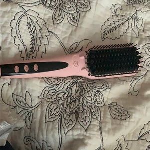 Lange hair straightener brush